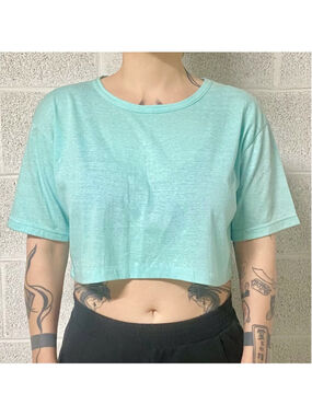 Vintage Mint Green Crop top